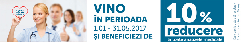 Campanie 10% Reducere - Mures