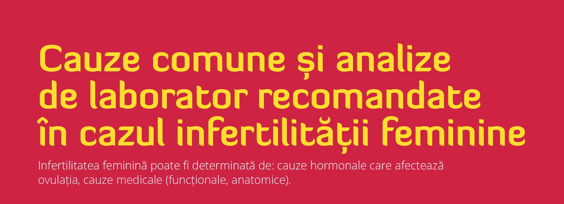 elect Immunity gray Infertilitatea feminină. Analize de laborator recomandate